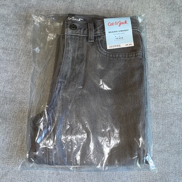 Cat & Jack Relaxed Straight Fit Jeans - Picture 4 of 4